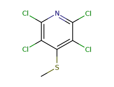 2,3,5,6-tetrachloro-4-methylmercaptopyridine