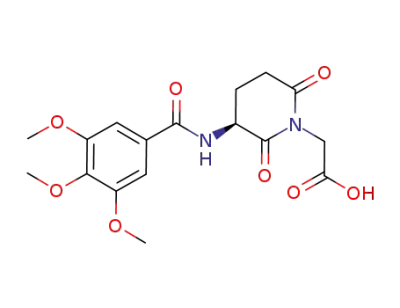 (S)-2-(2,6-dioxo-3-(3,4,5-trimethoxybenzamido)piperidin-1-yl)acetic acid
