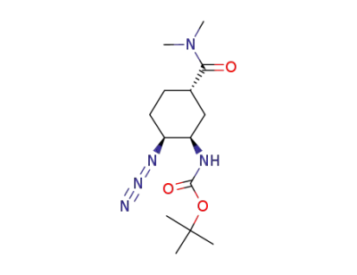 tert-butyl N-[(1R,2S,5S)-2-azido-5-[(dimethylamino)carbonyl]cyclohexyl]carbamate