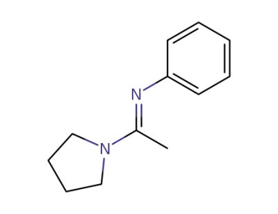 1-[1-(phenylimino)ethyl]pyrrolidine