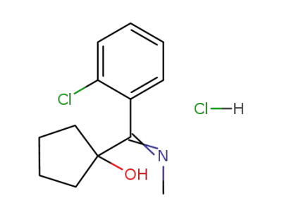 1-((2-chlorophenyl)(methylimino)methyl)cyclopentanol hydrochloride
